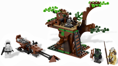 LEGO Set-Ewok Attack (2011)-Star Wars / Star Wars Episode 4/5/6-7956-1-Creative Brick Builders